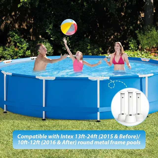 Műanyag Medence Ízületi Csapok És Tömítések Csere Alkatrészek Az Intex 13Ft-24Ft Kerekhez A 28270-28272 Sorozatú Fém Keretkészlethez - Image 2