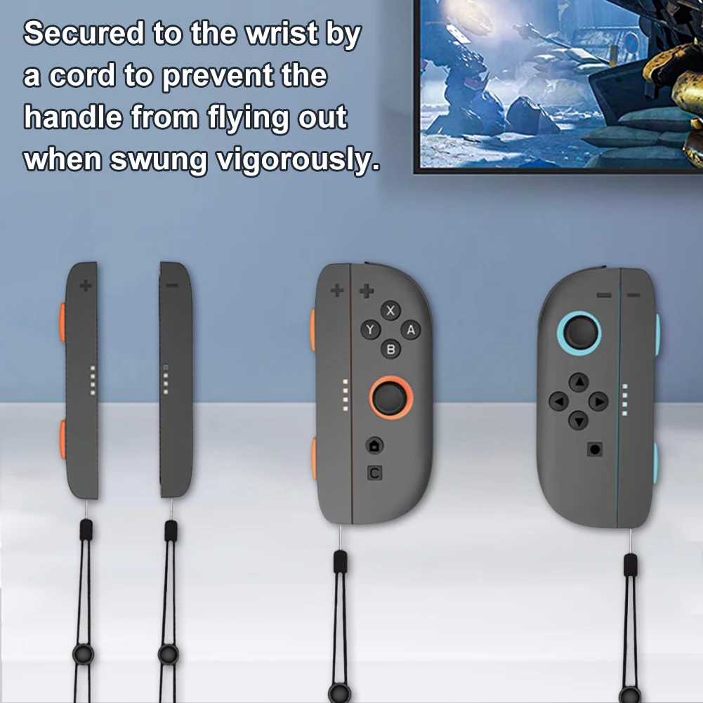 2PCS Handle Strap For Ninetendo Switch 2 Joy-Con Controller Anti-lost Strap Gamepad Hand Rope Hand Wrist Band Gaming Accessories