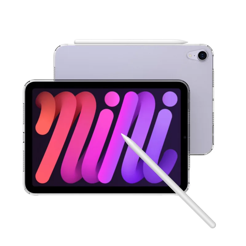 Premium Clear Soft Silicone TPU Tablet Case - Lightweight & Protective Cover