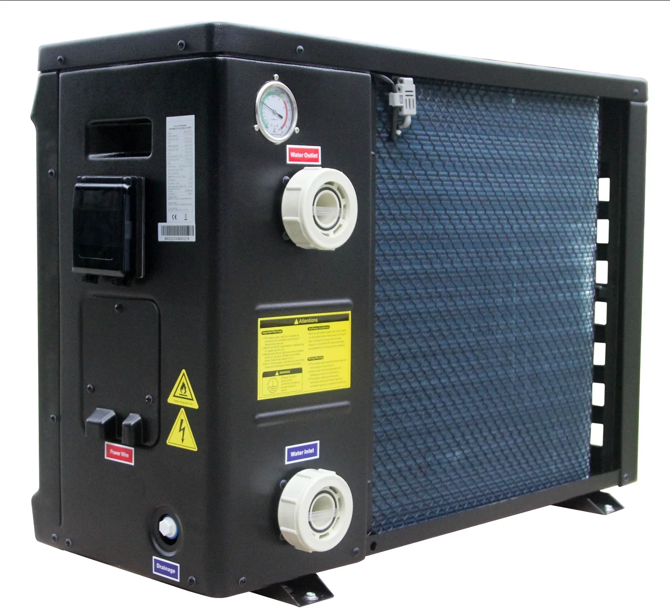 R32 Best Heat Pump Swimming Pool COP 16 Wifi Air To Water Variable Frequency Air Source Heat Pump Swimming Pool