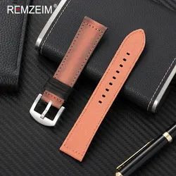 Unisex Durable Nylon Canvas Vintage Casual Watchband Bracelet - 22mm (Orange)