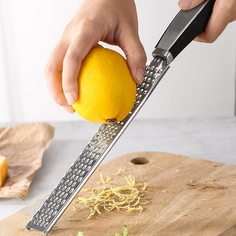 Ginger Grater Tool Cheese Grater with Handle Lemon Zester with