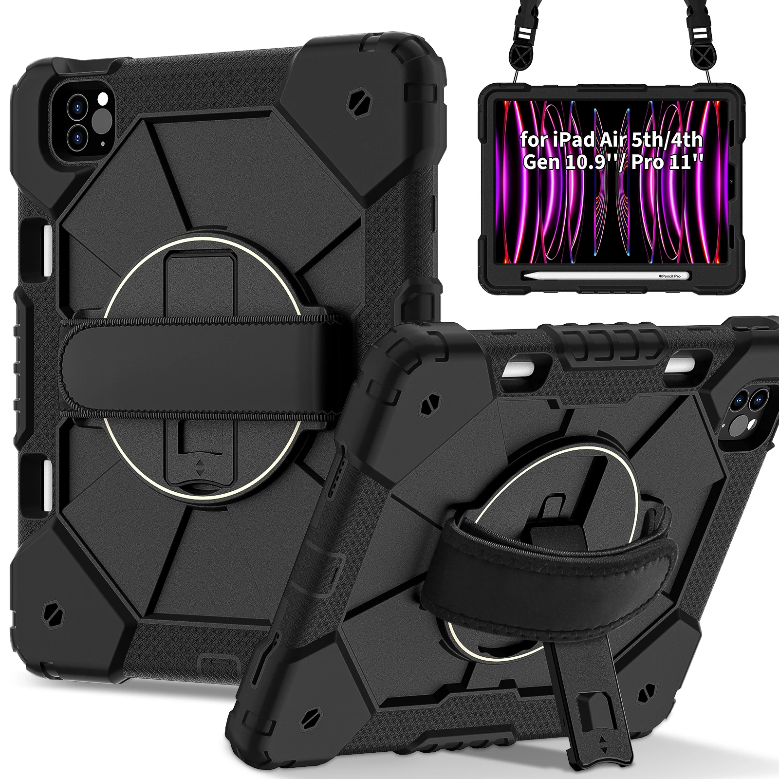 Kids Durable Hard PC Silicone Tablet Case