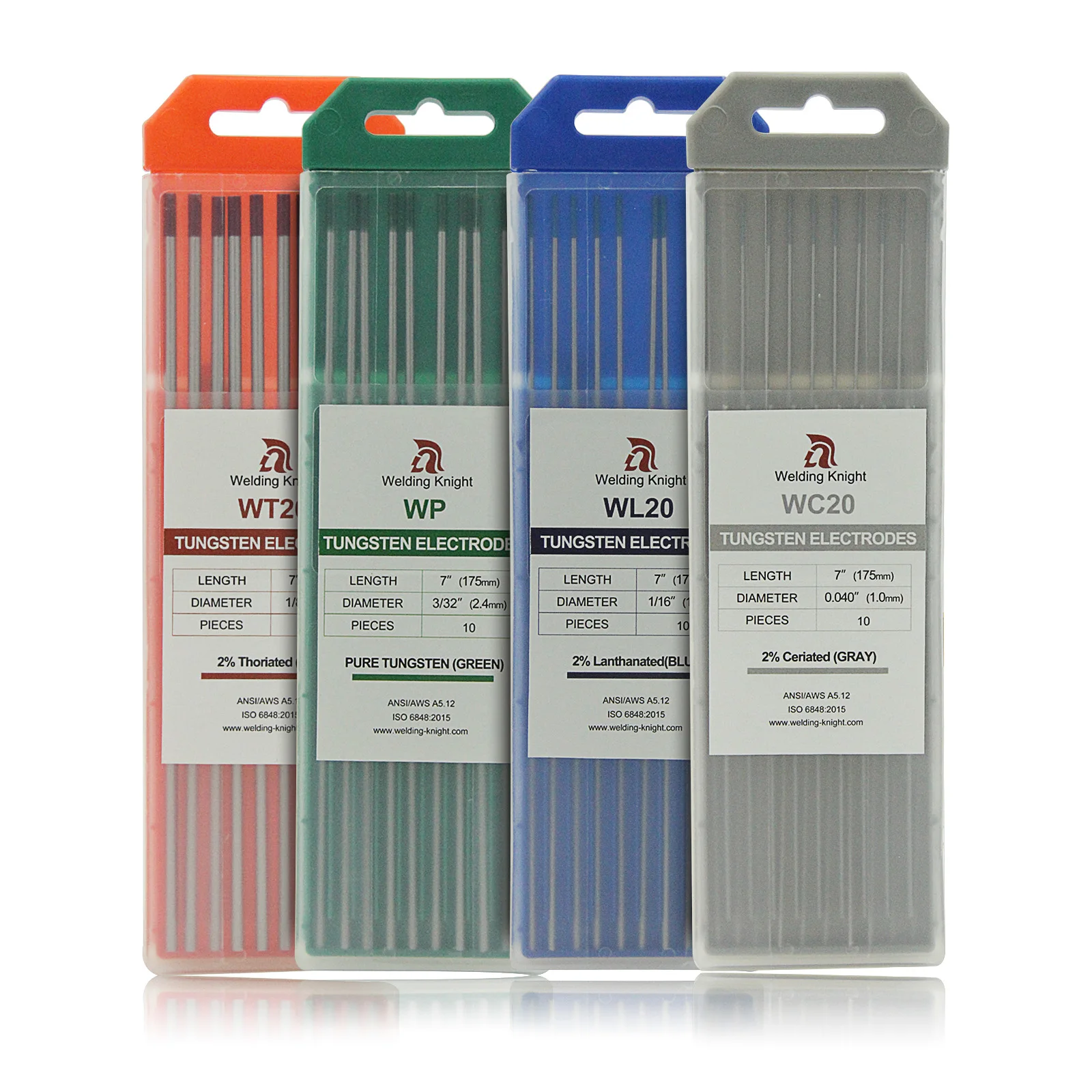 Elfen Lied Figure Juego De 10 Electrodos De Tungsteno Rainbow 1.6 Mm X 175 Mm Para Soldadura TIG - Marca Schweisstechnik Baric Juego 10 Electrodos Aguja 175mm