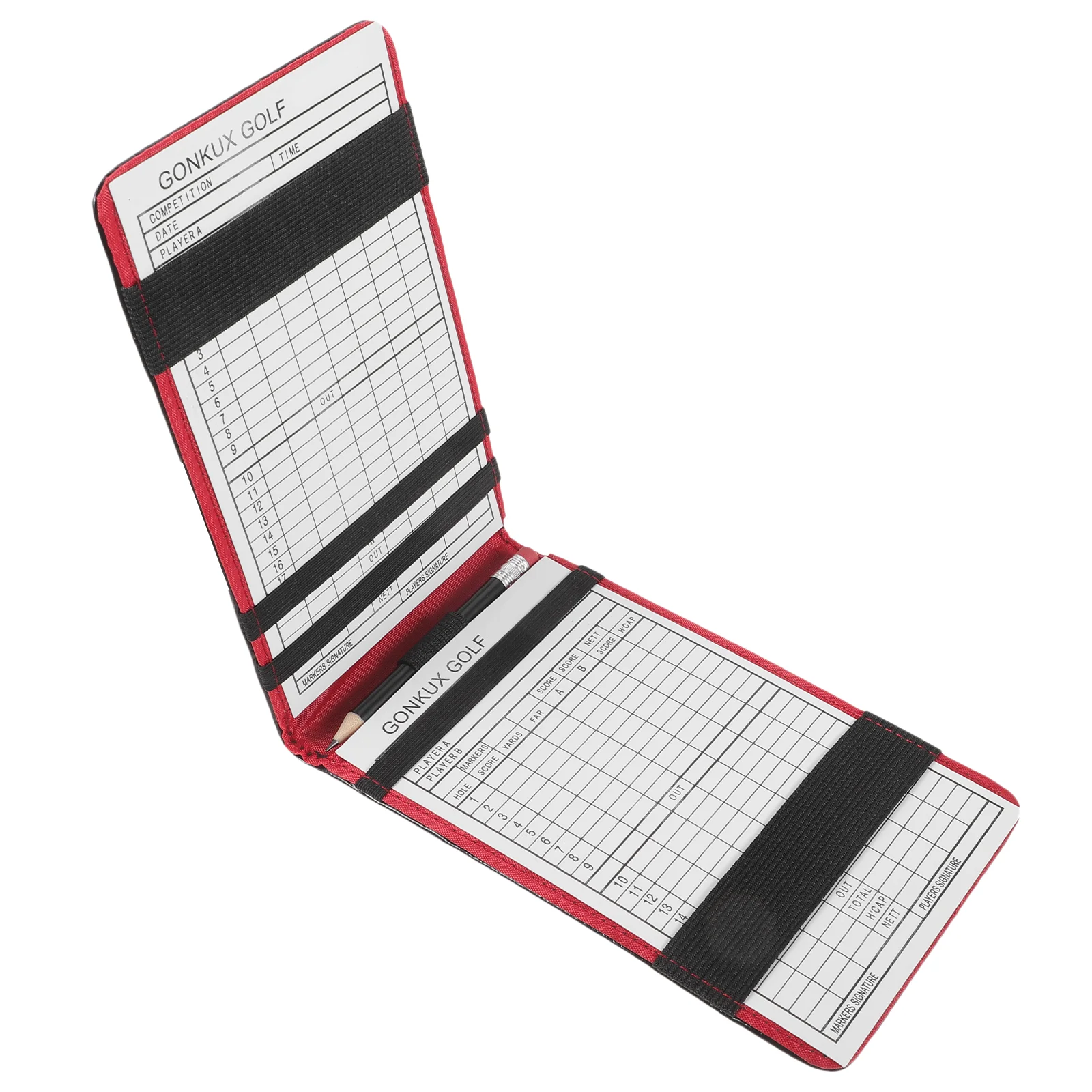 

Стильные гольфы Scorebook, записывающая книжка для мячей для гольфа, записывающая Портативная подставка