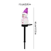 Snowman Yard Stake Solar Powered Snowman Lights Waterproof Solar Christmas Decorations Outdoor Christmas For Garden Patio 6