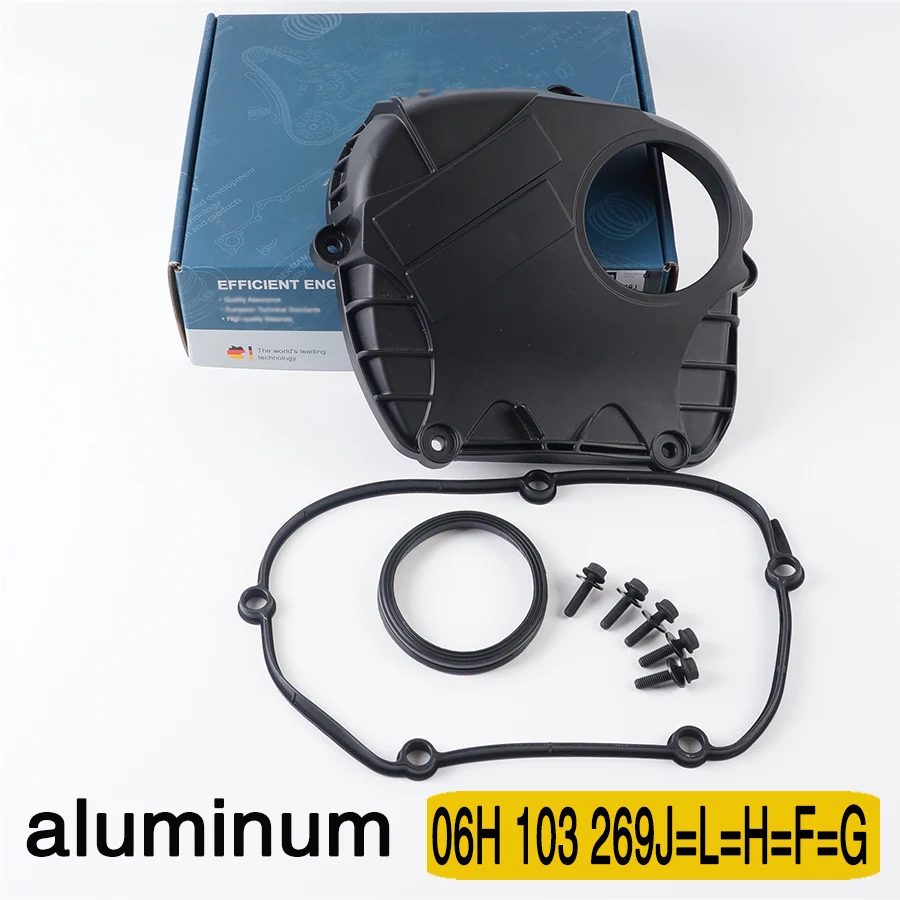 06H103269H A4 A5 Q3 Q5 A6 Passat CC Magotan Skoda EA888 All aluminum timing cover timing gauge cover 06H103269G engine spark plug cover