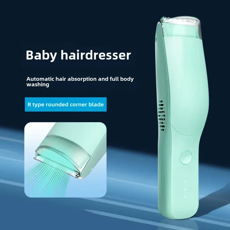 PFAY Automatic Baby Hair Clipper Silent Electric Hair Trimmer Home Use Baby Care Tools Haircut Machine Clipper