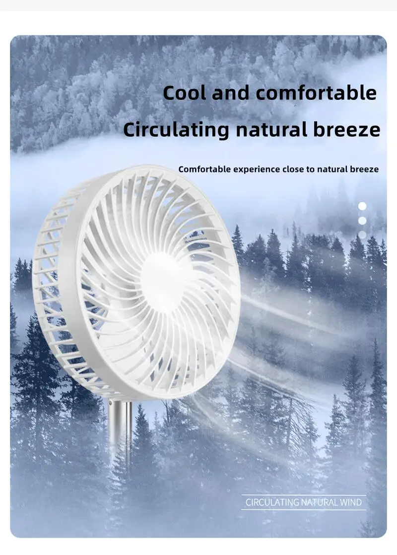 Circulante Ventilador De Ar Remoto Dormitorio Sacudir