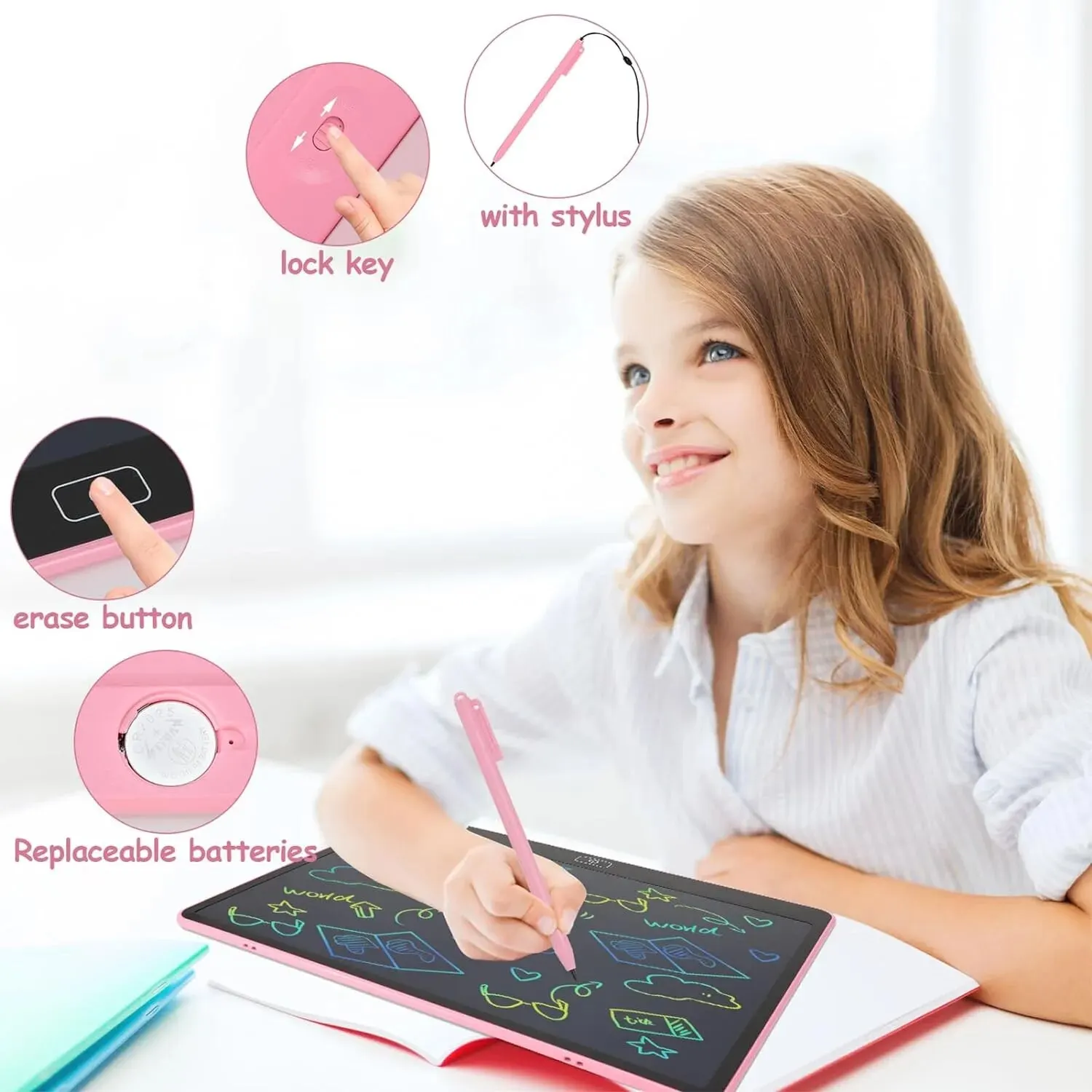 USB LCD Writing Tablet 4