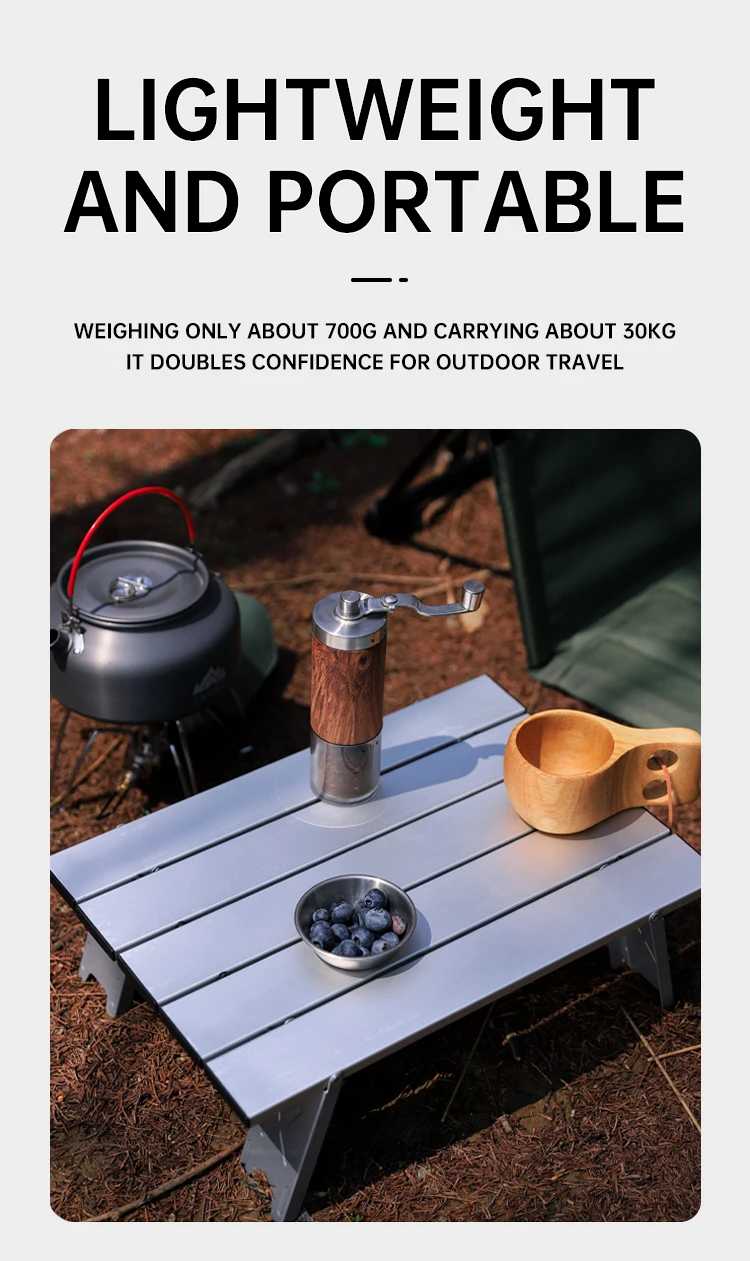 Description Picture 4 of itemOutdoor Lightweight Portable Mini Collapsible Aluminum Alloy Lightweight Folding Table Casual Tent Camping Coffee Table