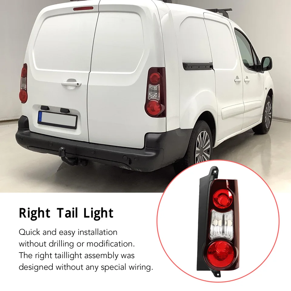 Luz Trasera Izquierda Ford Transit Courier Sin Soporte De Bombilla