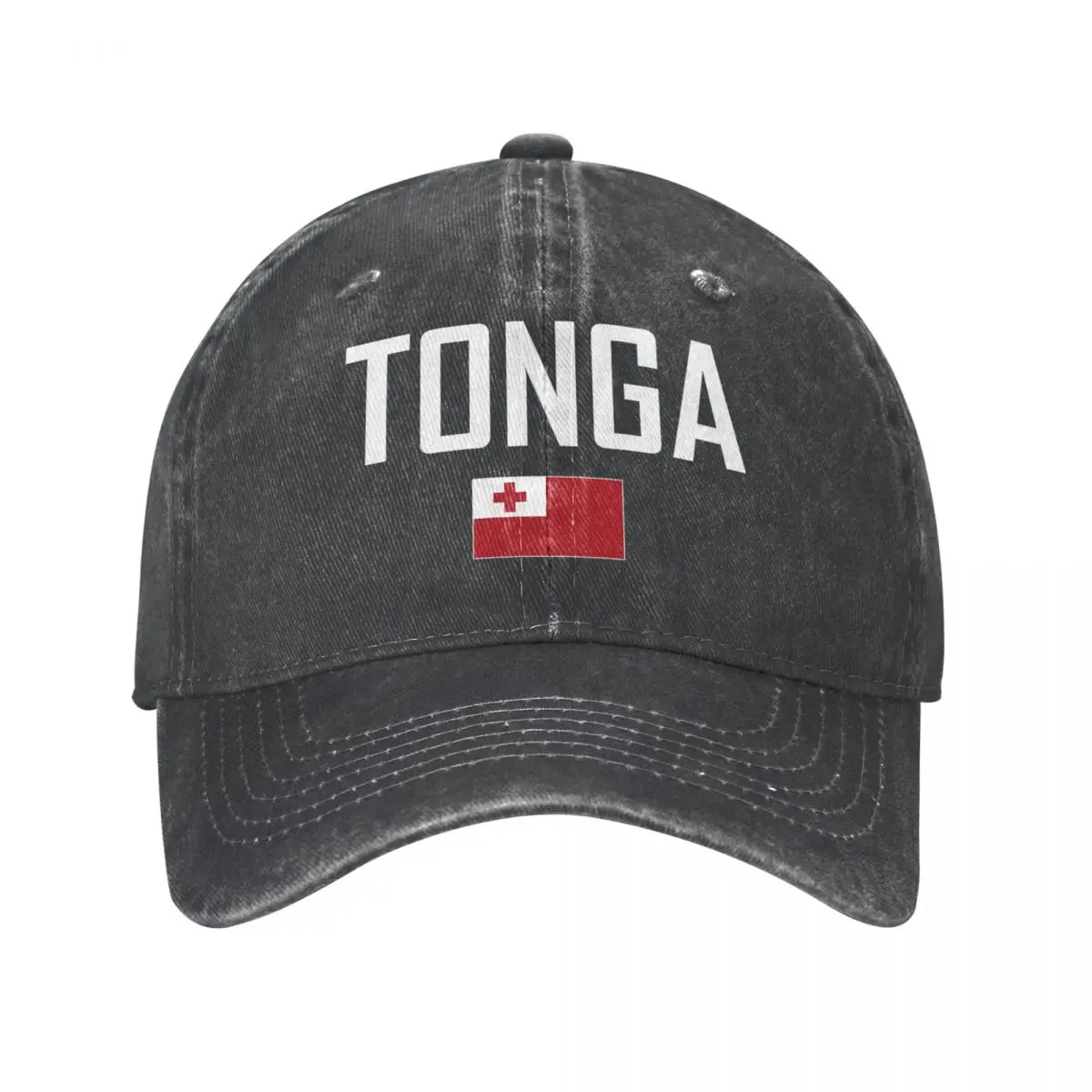 

Мужская бейсбольная кепка Tonga с флагом и шрифтом, классическая винтажная хлопковая кепка-тракер унисекс для взрослых