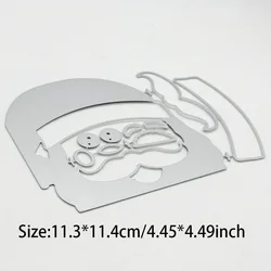 Festive Gift Bag Cutting Dies for DIY Crafts and Embossing (Santa)