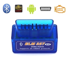  ​Bluetooth ELM327 V2.1 Auto OBD Scanner Code Reader Tool Car Diagnostic Tool Super MINI ELM 327 For Android Malfunction Detector 
