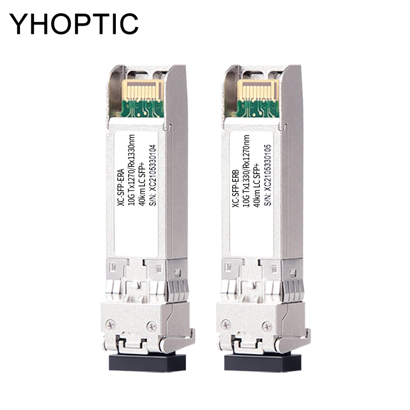 SFP+ER Transceiver 10G 40Km Module Media LC Optical Fiber Module WDM Bidi Singlemode 1270nm/1330nm Optical Fiber