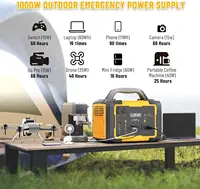 1000W Portable Power Station0 1075Wh Backup Lithium Battery 120V/1000W AC Outlet, Solar Generator for Home RV Outdoor 2