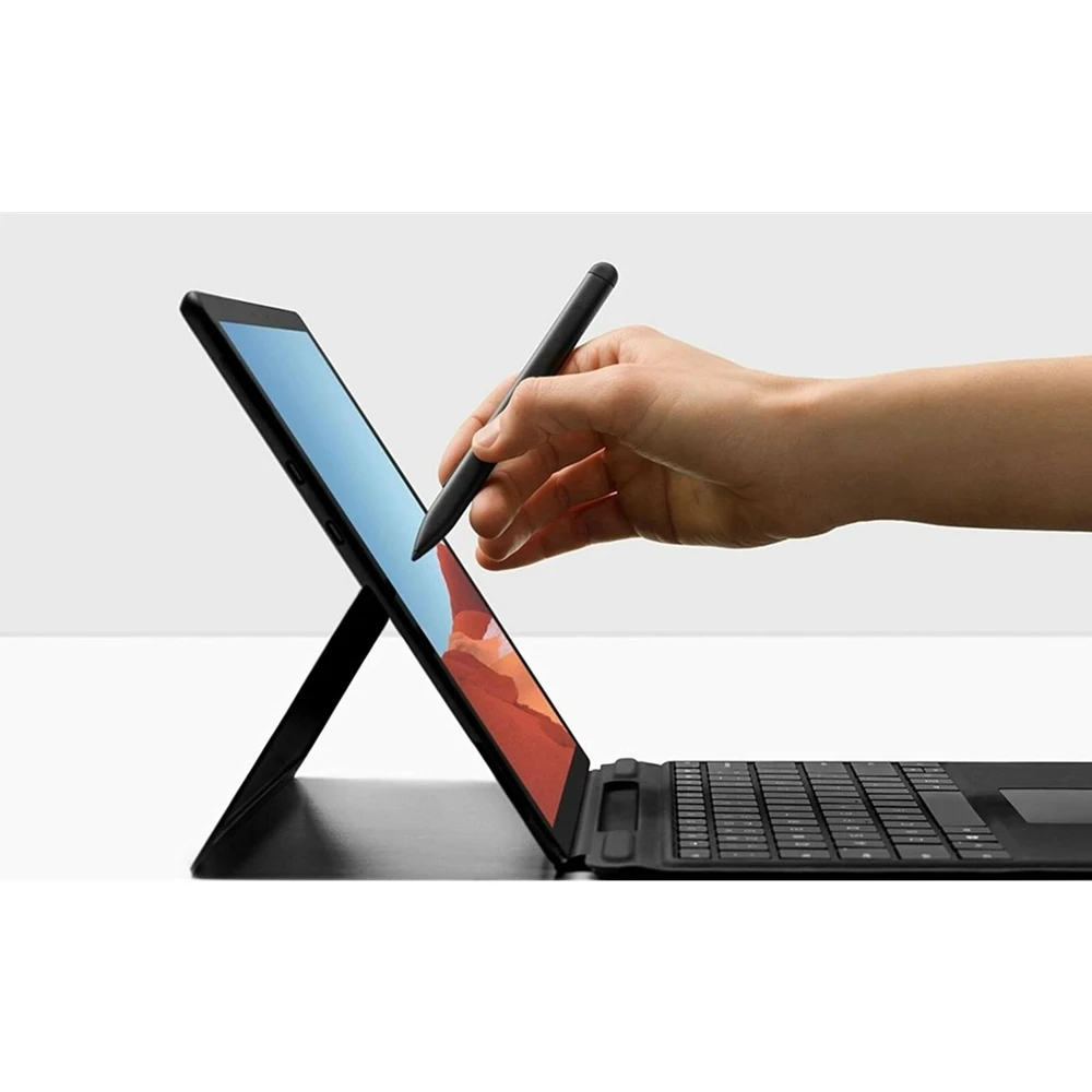 터치 펜 스타일러스 펜 Microsoft Surface Pro X 슬림 펜 1 - Black - 1853 LLK-00001 (충전 크래들 없음) 간편한 컨트롤
