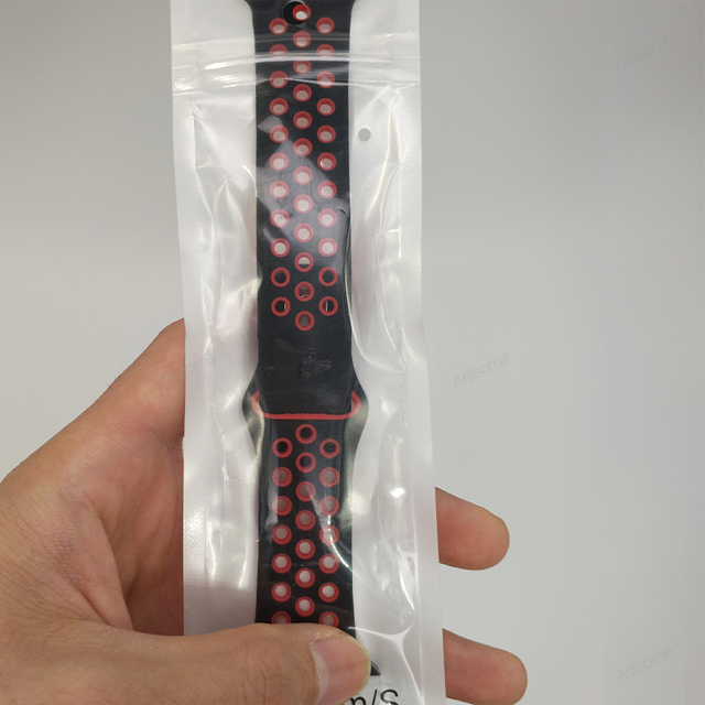 Smart Watch Breathable Sport Silicone Strap (42/44/45mm) Rubber Soft Bracelet Strap for iWatch