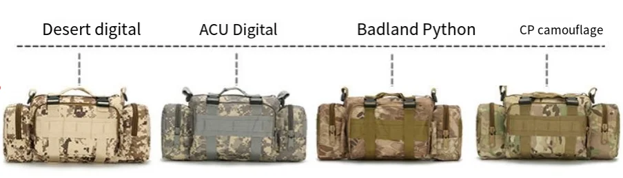 2024 Multifunktionale 3P Magic Waist Große Kapazität Militär Camo Sport Taktische Tasche Eine Schulter Kamera Kit_voghion.com