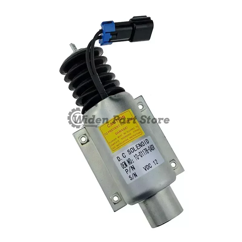 

12VDC Stop Solenoid 10-01178-04 for Carrier Transicold Linear Speed Solenoid 2-Way Connector 10-01178-02