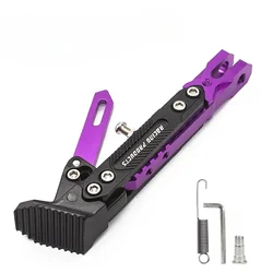 Adjustable Universal Kickstand for Motorcycles and Scooters (PURPLE)