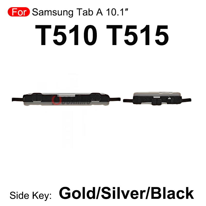 Side Button Keys Power Volume Buttons Replacement Parts For Samsung Galaxy Tab A 10.1" SM-T515 T510 phone switch key power volume control button