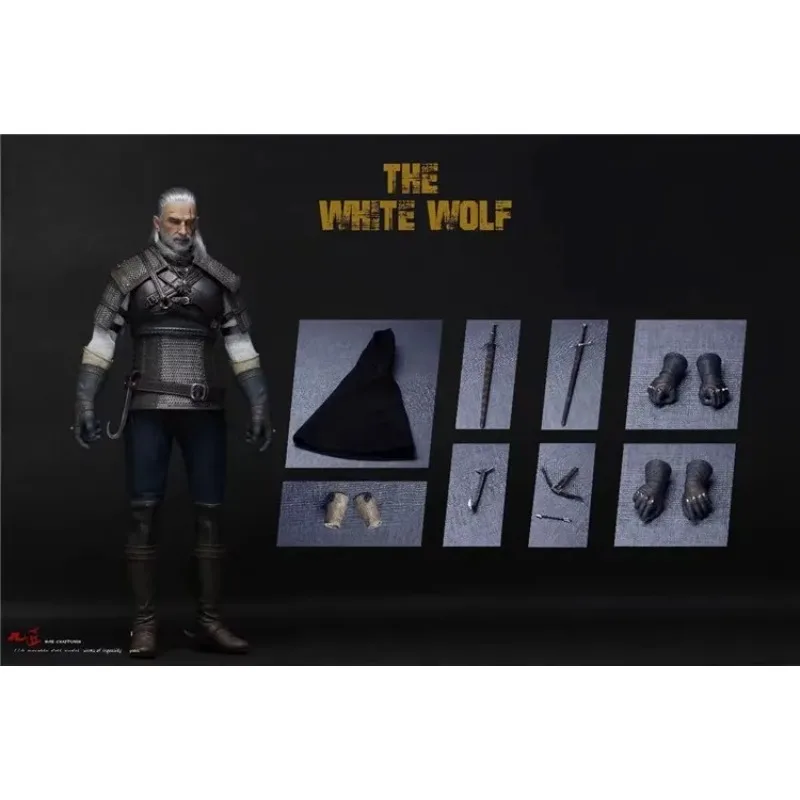 

Original Nine Craftsmen J-001 1/6 Soldier Doll The White Wolf Full Set 12'' Action Figures Model Toy Collection Gift