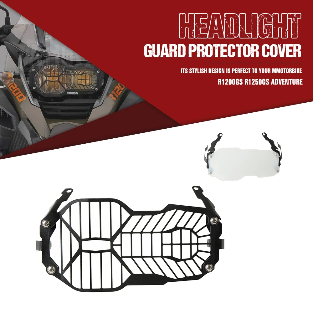 

Motorcycle Headlight Protector Grille Guard Cover For BMW R1200GS R 1200 R1200 GS 1200 R1250GS Adventure Accessories Motor Parts