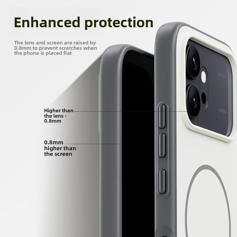 Premium Hard Silicone Magnetic Wireless Charging Case for Huawei Honor - Protective Phone Cover