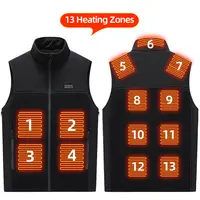 Fleece Heated Vest Men Usb Rechargeable Electric Self Heating Vest Women Warming Heated Jacket Outdoor Hunting Heating Clothing 2