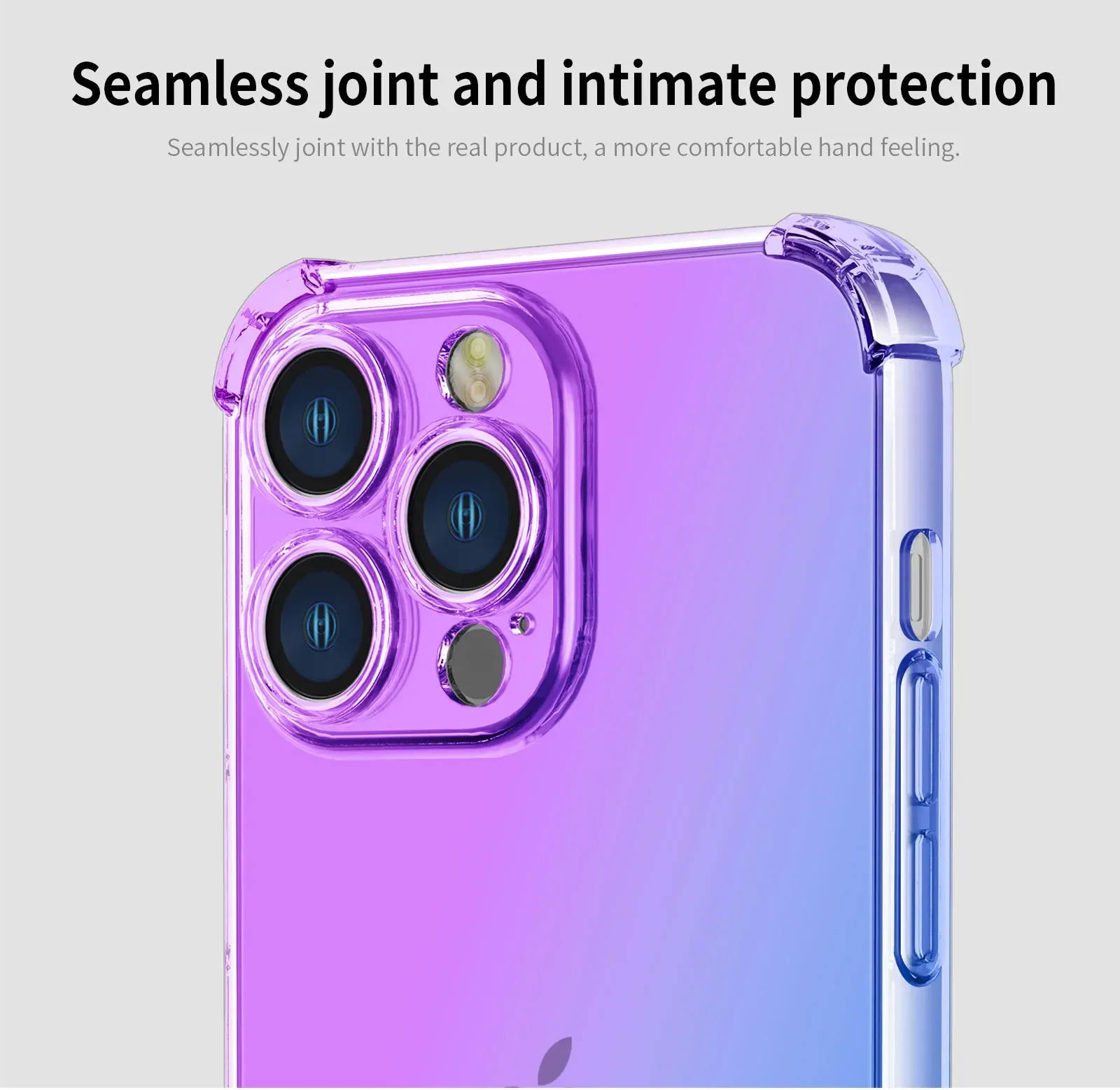 Gradient Airbag TPU Shockproof Phone Case Cover