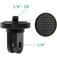 1/4 Inch Screw Tripod Adapter 360 Rotating Mount Holder For Go Pro 13 12 11 10 9 Insta 360 X5 X4 DJI OSMO 360 Camera Accessories - Image 2