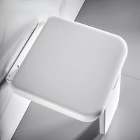 Folding Shower Seat Wall Mounted Shower Seat Toilet Seat Household Shower Room Bath Bench Shoes Footstool Shower Bench 1