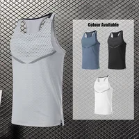 Men's Running Vest Outdoor Training Clothing Male Sportswear Sleeveless T-shirt Gym Jogging Tank Top Bodybuilding T Shirt 1