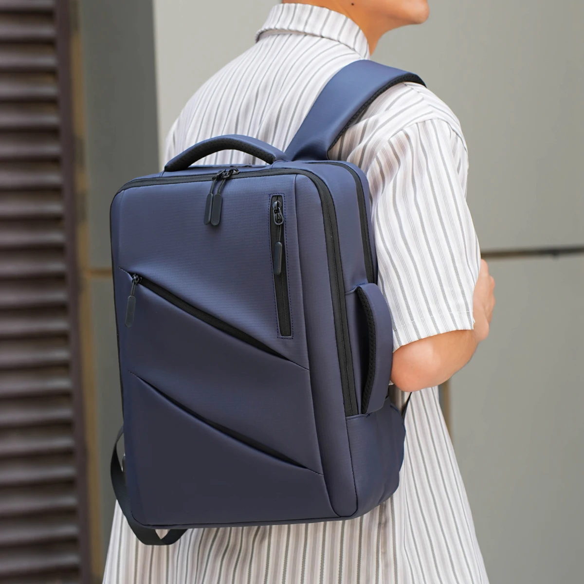 Men's Backpack Business Trip Work Clothing Fashion Backpack Travel Large Capacity Classy 15.6inch Computer Bag Lightweight College Student Bag Conference