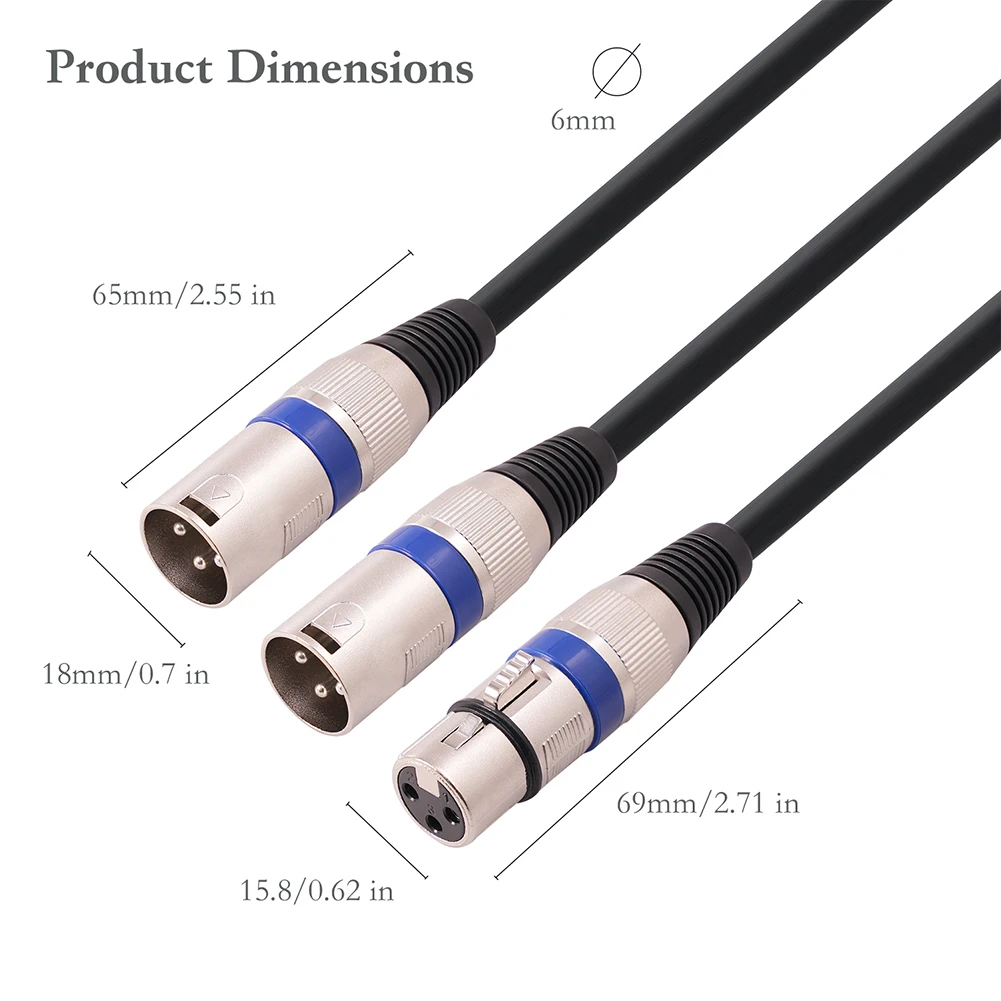    ũ Ŀ ׼ XLR ̺, 3    XLR  ̺