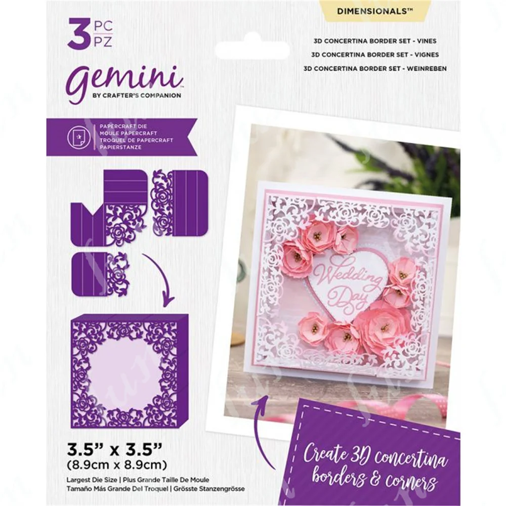 

Hot Sell New Vines Pattern Metal Cutting Dies Handmade Diy Paper Greeting Card Scrapbook Photo Album Background Decoration Molds