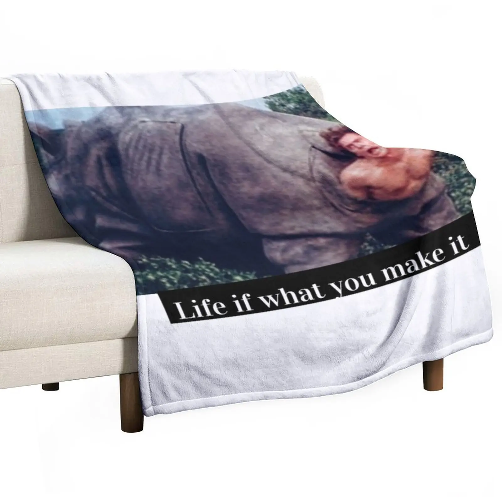 

Life is what you make it Throw Blanket Kid'S Blanket Blanket Fluffy