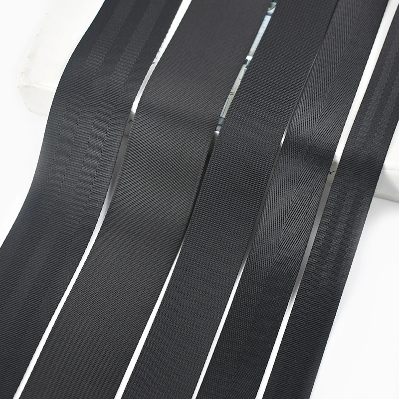 10m Black Nylon Webbing Tape