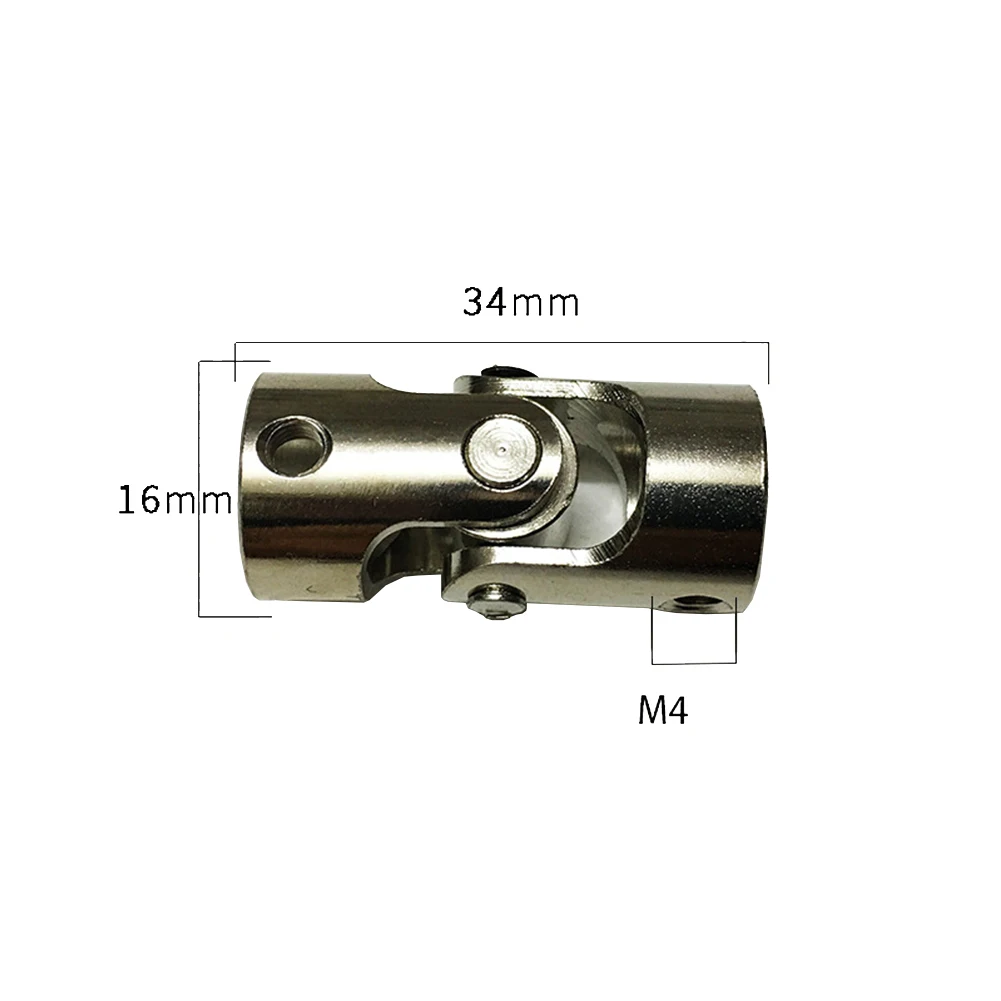 2Set 8mm RC Boat Car Metal Cardan Joint Universal Joint Motor Connector Gimbal Couplings Shaft Car Cardan DIY Model Access
