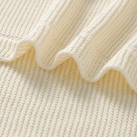 Couvertures pour bébé 100x80cm, tricot en coton, pour nouveau-né, garçon et fille, poussette, lit, lange d'emmaillotage, couettes Super douces, tapis de réception pour tout-petits 4