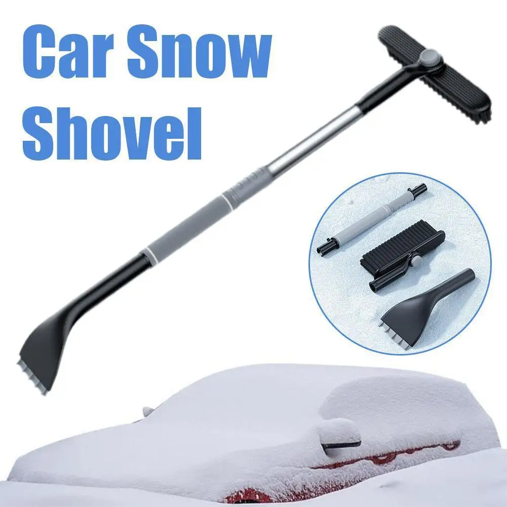 Car Snow Shovel Windshield Window Snow Cleaning Scraping Accessories Shovel Brush Tool Winter Car B1X2