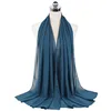 108136-7ae618.jpg Femmes musulmanes en mousseline de soie Hijab châles écharpe Modal coton Jersey Hijabs plaine douce pour femme musulman Voile bandeau 70*180 cm islamique
