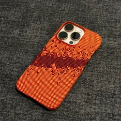 Kevlar Carbon Fiber Texture Slim Matte Magnetic Phone Case - iPhone 12 Pro Max (XKC)