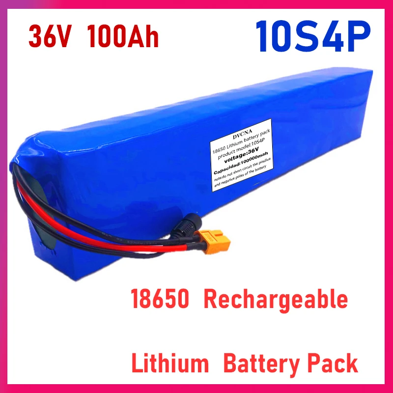 36V 100Ah E-Bike Akku - Lithium-Ionen Batterie Mit Ladegerät Für Elektrofahrräder