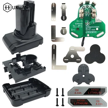 Custodia per scheda di protezione batteria agli ioni di litio da 10,8 V 12 V - Guscio in plastica BAT420 per scatola PCB BAT412A BAT413A BAT411