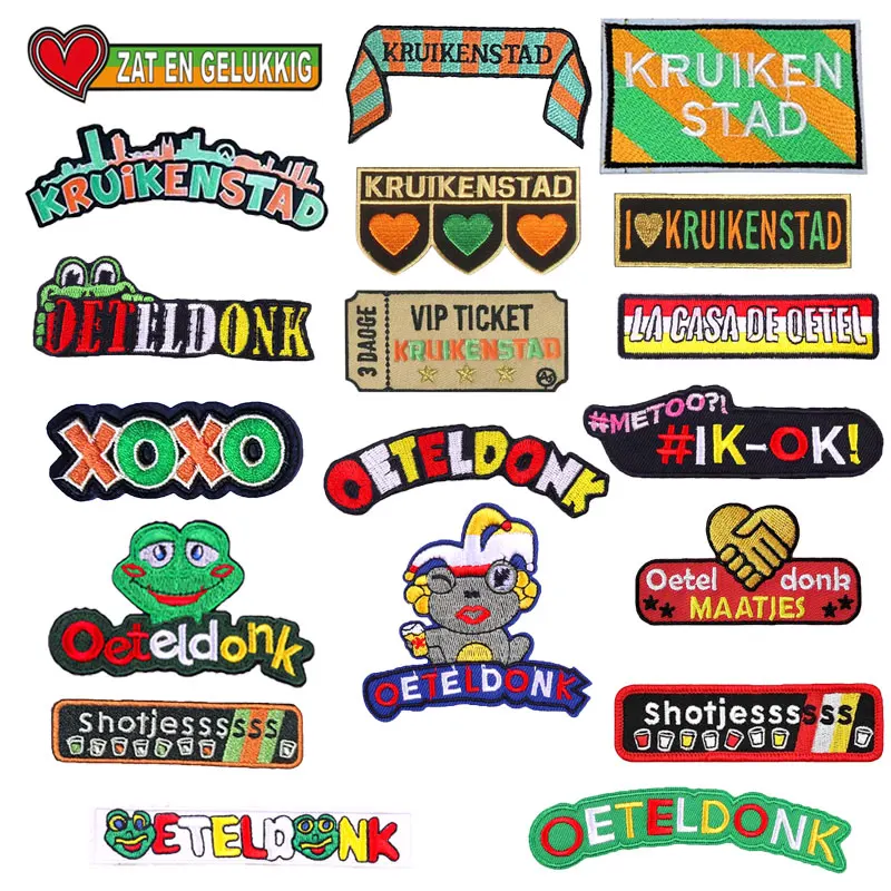 OeteldonkBorduurpatchNederlandKruikenstadPeenrijkBierCarnaval