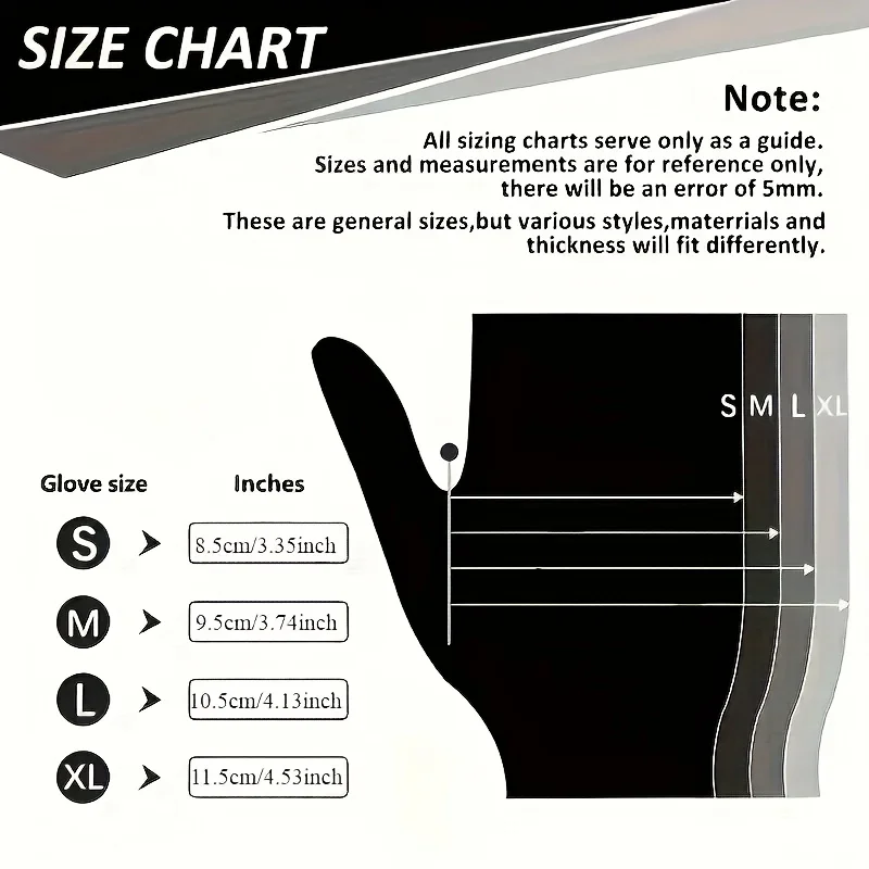 Versatile Waterproof Black Latex Gloves