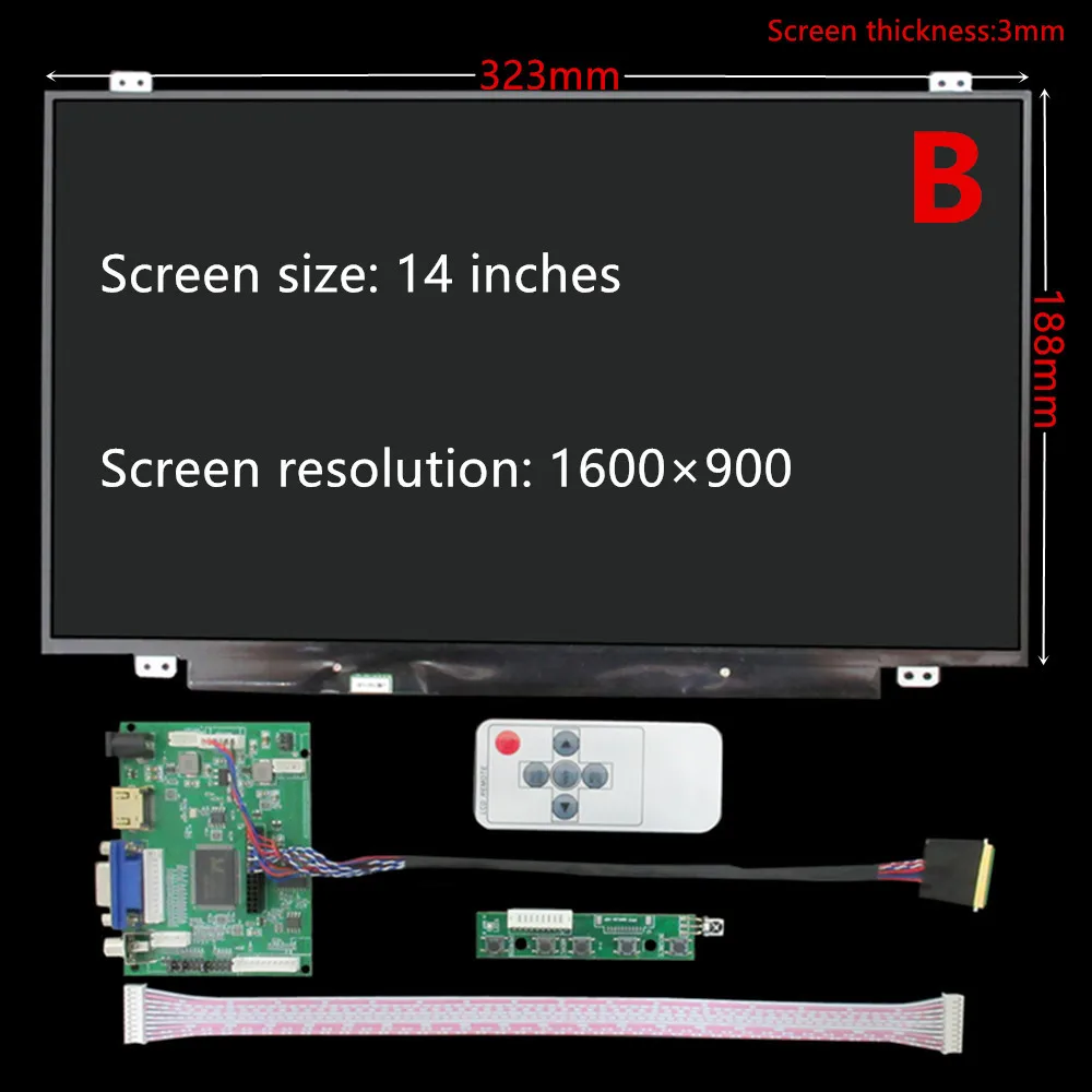 13.3/14/15.6 ġ 1600*900 LCD ȭ ÷   ̹ , ǻ  ȭ,   PC